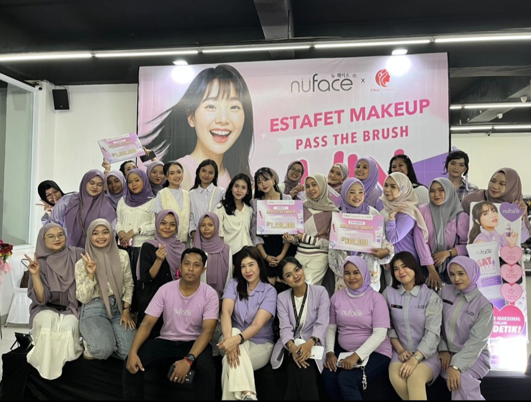 10 Tim Bersaing Rebut Total Hadiah Rp4,2 Juta di Nuface Estafet Makeup