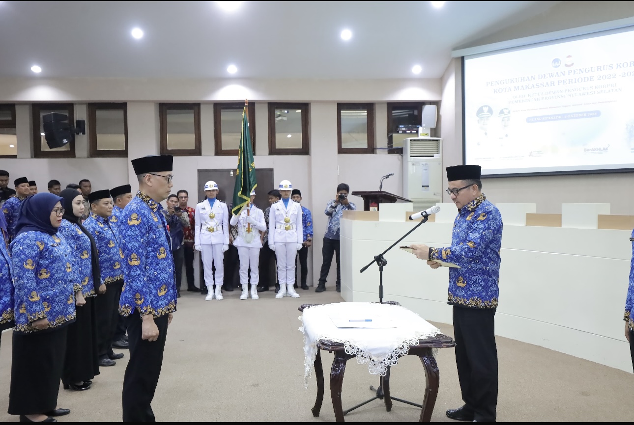 Sekretaris Daerah, Andi Zulkifly Nanda Nahkodai KORPRI Kota Makassar