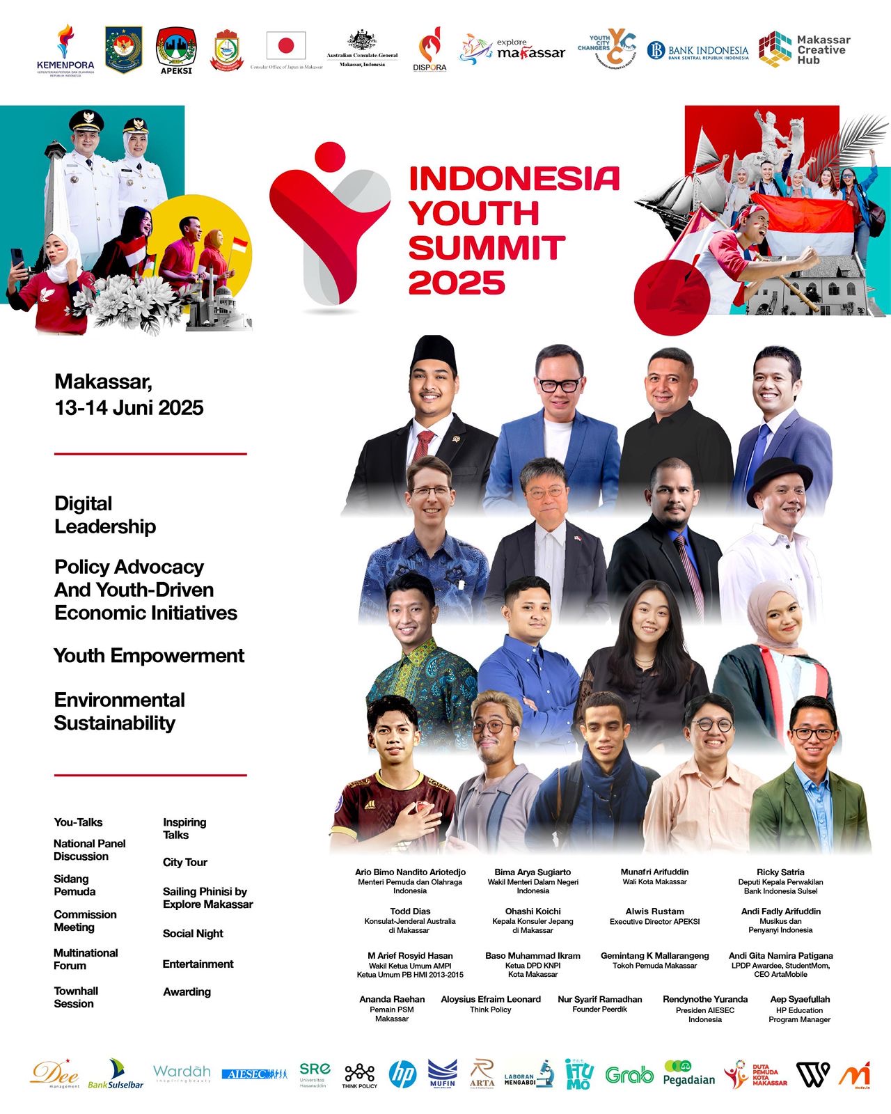 150 Delegasi Pemuda Ambil Peran di Indonesia Youth Summit 2025 Makassar