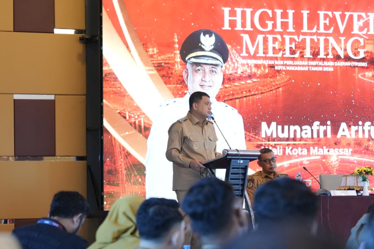 Buka High Level Meeting TP2DDA, Appi Minta Perkuat Digitalisasi Seluruh OPD