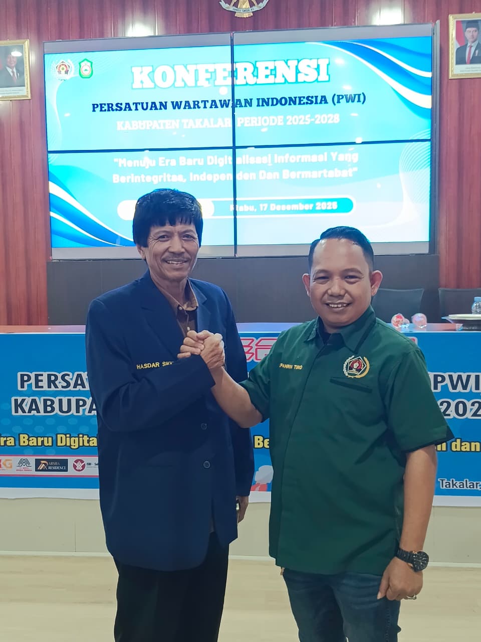 Hasdar Sikki Terpilih Aklamasi Pimpin PWI Takalar 2025–2028