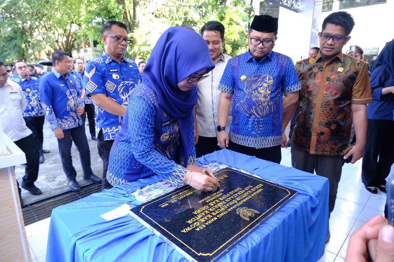 Kantor Dinas PUPR Gowa Diresmikan Pasca Rehab, HAR :  Hadirkan Kenyamanan Kerja