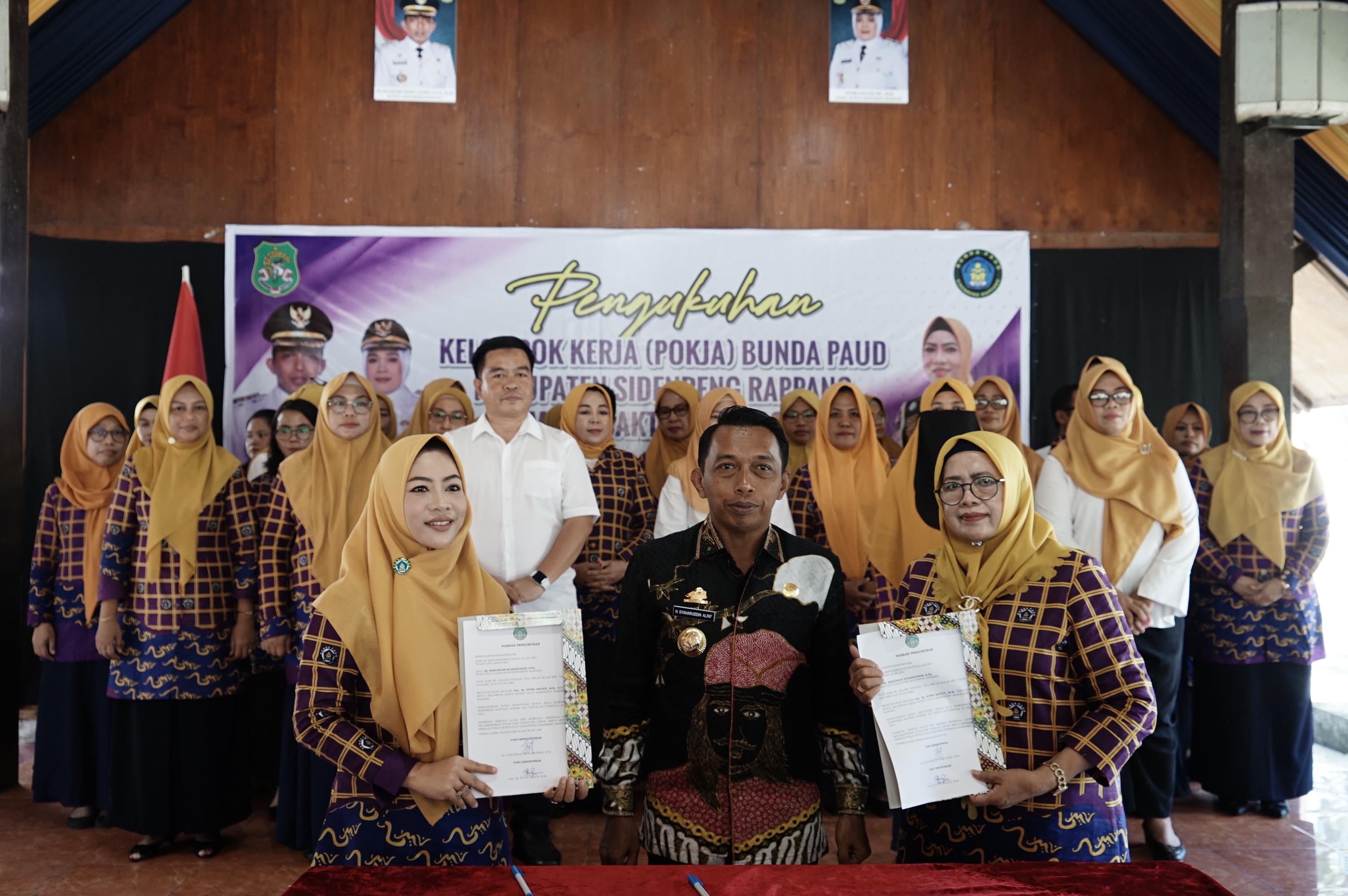 Pokja Bunda PAUD Sidrap Siap Sukseskan Pendidikan Unggul