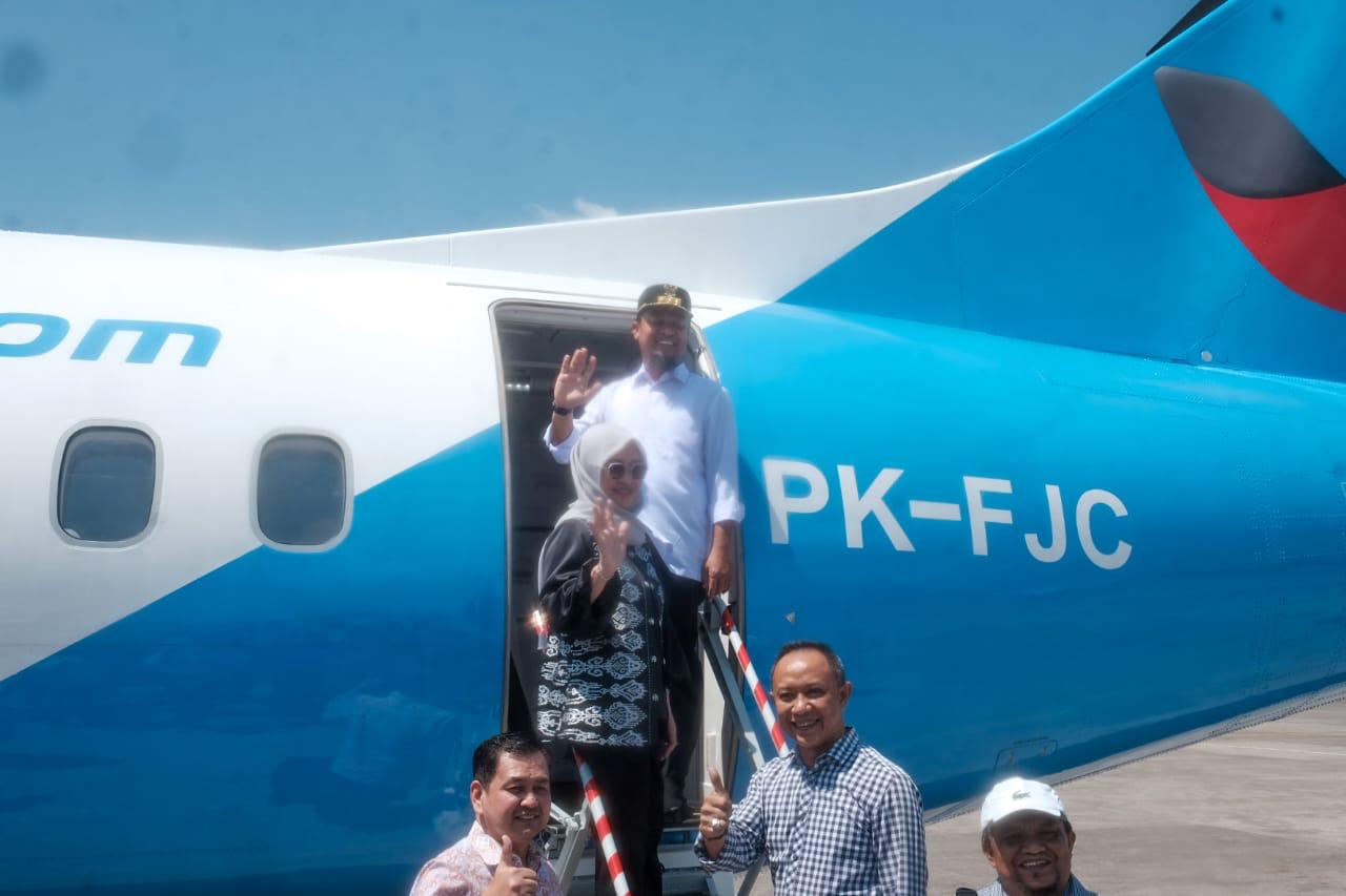Apresiasi Penerbangan Bersubsidi Makassar-Selayar-Bone, Bupati Husniah : Pacu Akses Perdagangan dan Pariwisata