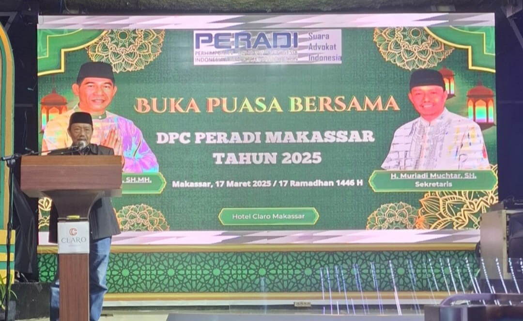 Perkuat Silaturahmi, Peradi SAI Makassar Gelar Buka Puasa Bersama