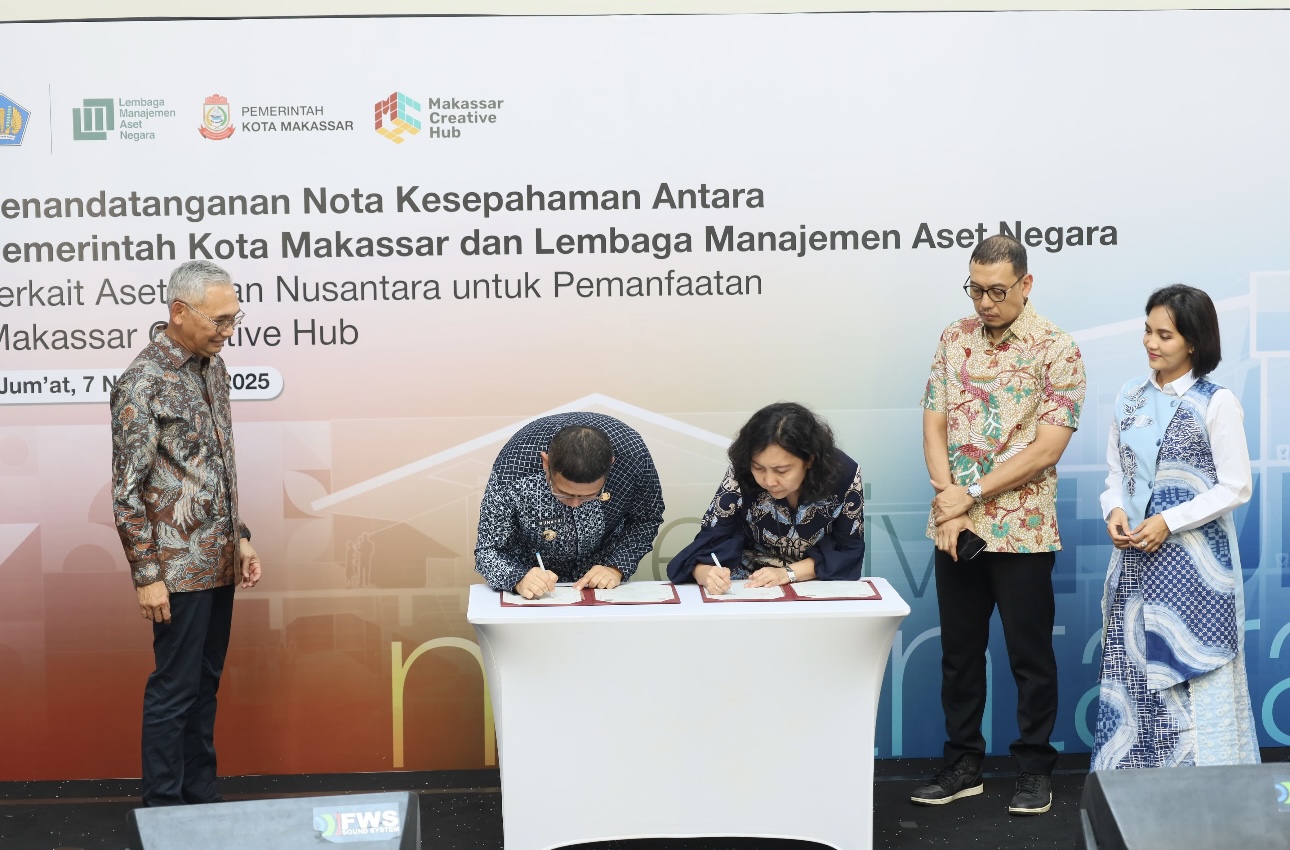 Pemkot Makassar dan Kemenkeu RI  MoU Pemanfaatan Aset Negara jadi MCH