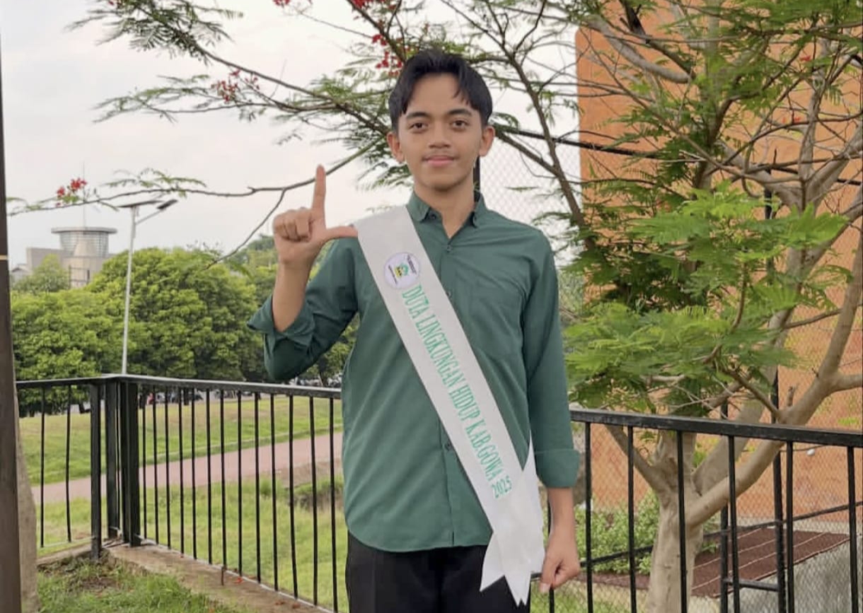 Father of Nature Antar Muqaddimal Mukrimin Lolos Finalis Duta Lingkungan Hidup Gowa 2025
