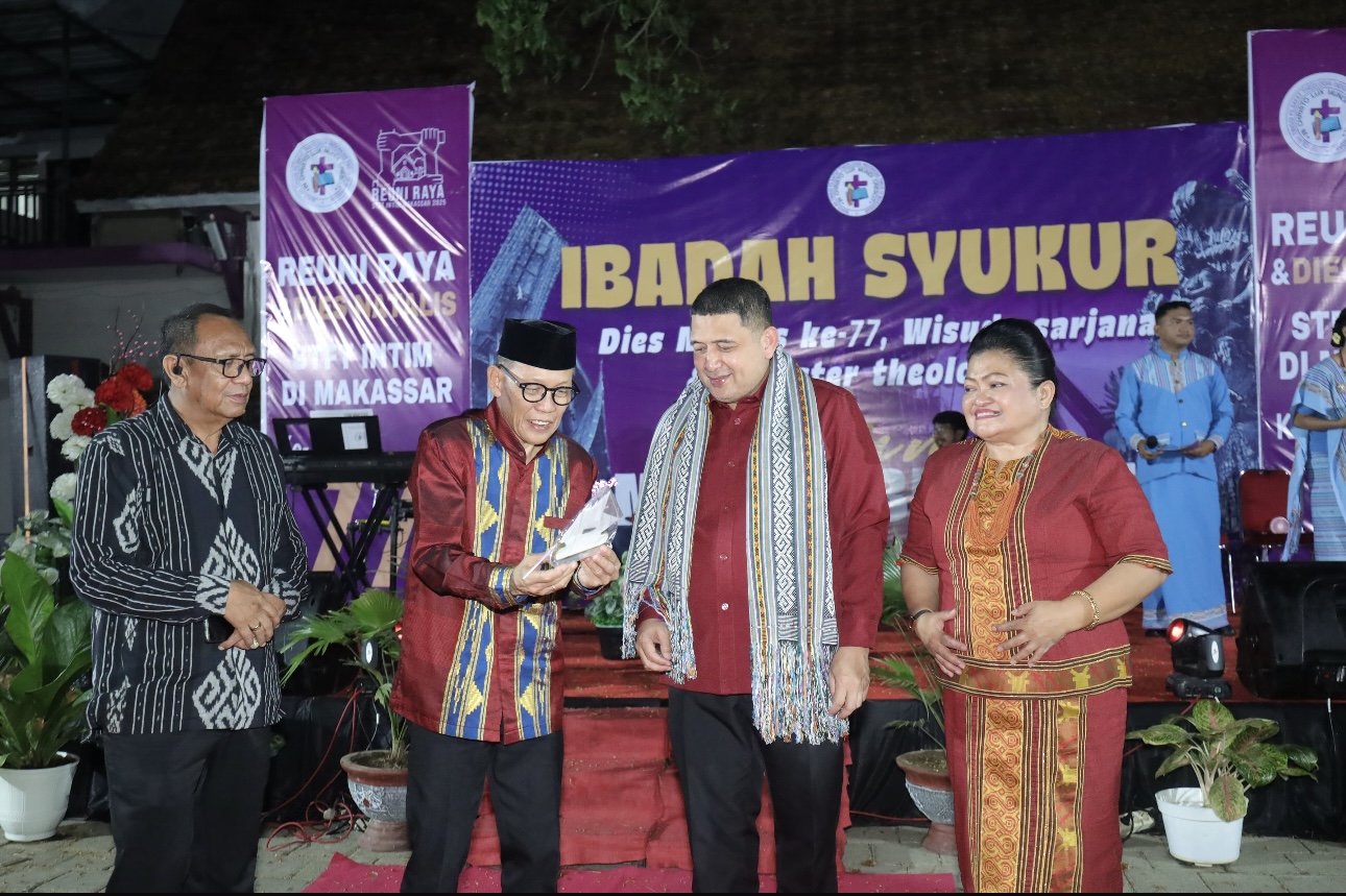 Hadiri Reuni STFT INTIM, Munafri Serukan Toleransi dan Kebersamaan Membangun Kota Makassar