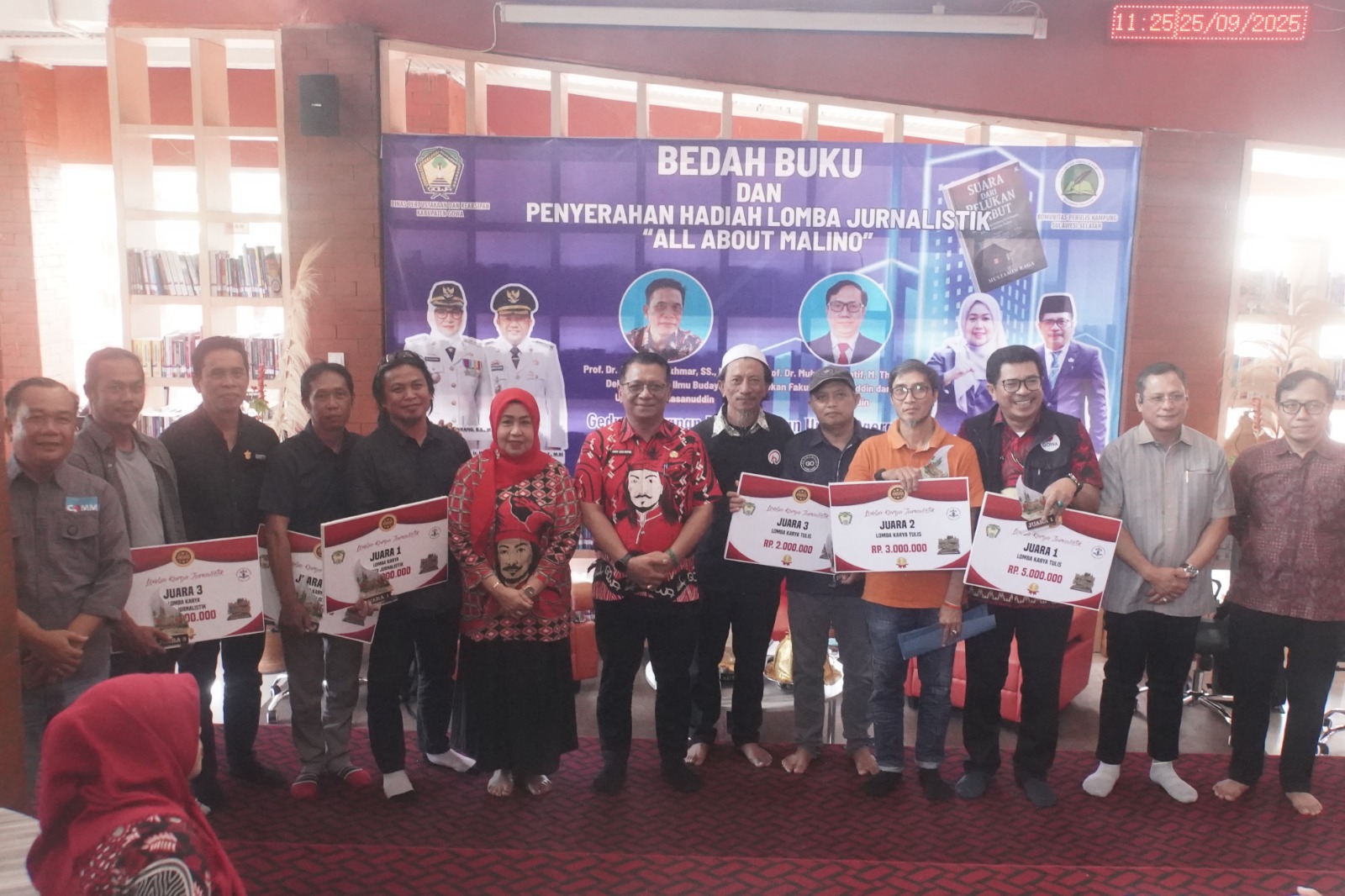 Pengumuman Pemenang Lomba Karya Tulis Jurnalistik Dirangkai Launching Buku Suara dari Pelukan Kabut
