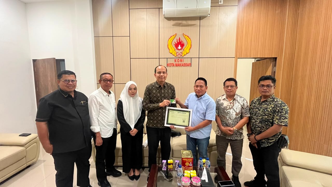 KONI Kota Makassar Resmi Terlindungi Program BPJS Ketenagakerjaan