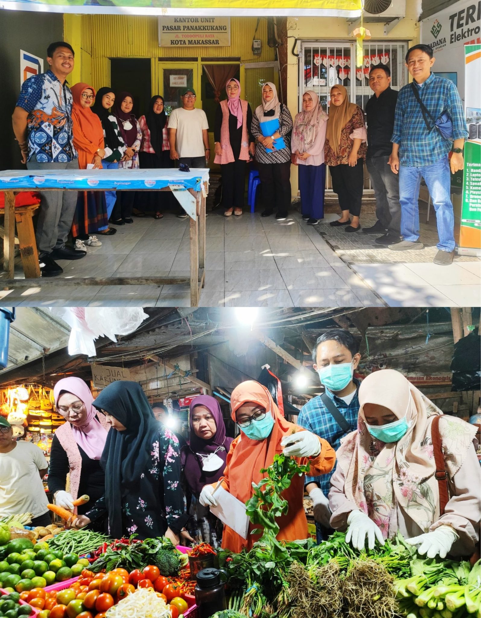DKP Kota Makassar Sasar Pasar Toddopuli Lakukan Pengawasan Pangan