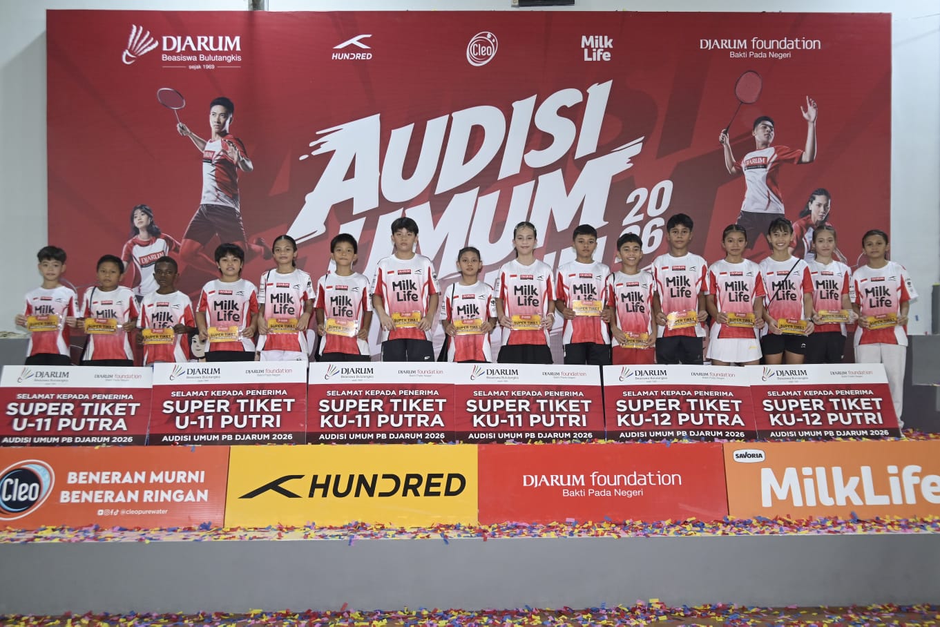 16 Atlet Peraih Super Tiket Lanjutkan Asa ke Tahap Karantina 