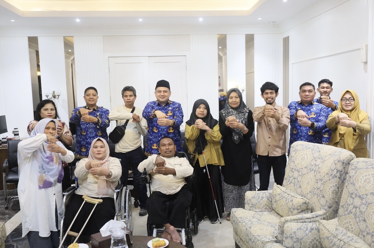 Komunitas Disabilitas Temui Wali Kota Munafri, Dukung Deklarasi Kota Inklusi