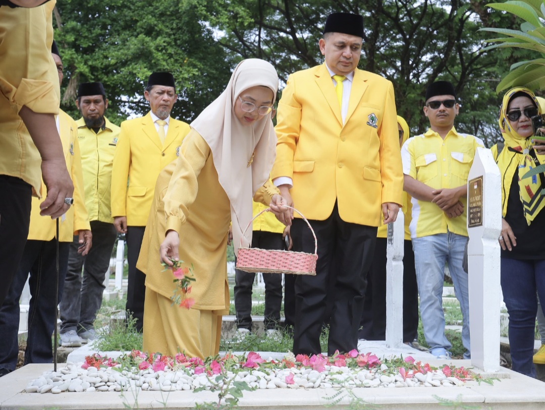 Maknai Nilai Perjuangan, Golkar Makassar Gelar Ziarah ke TMP Panaikang