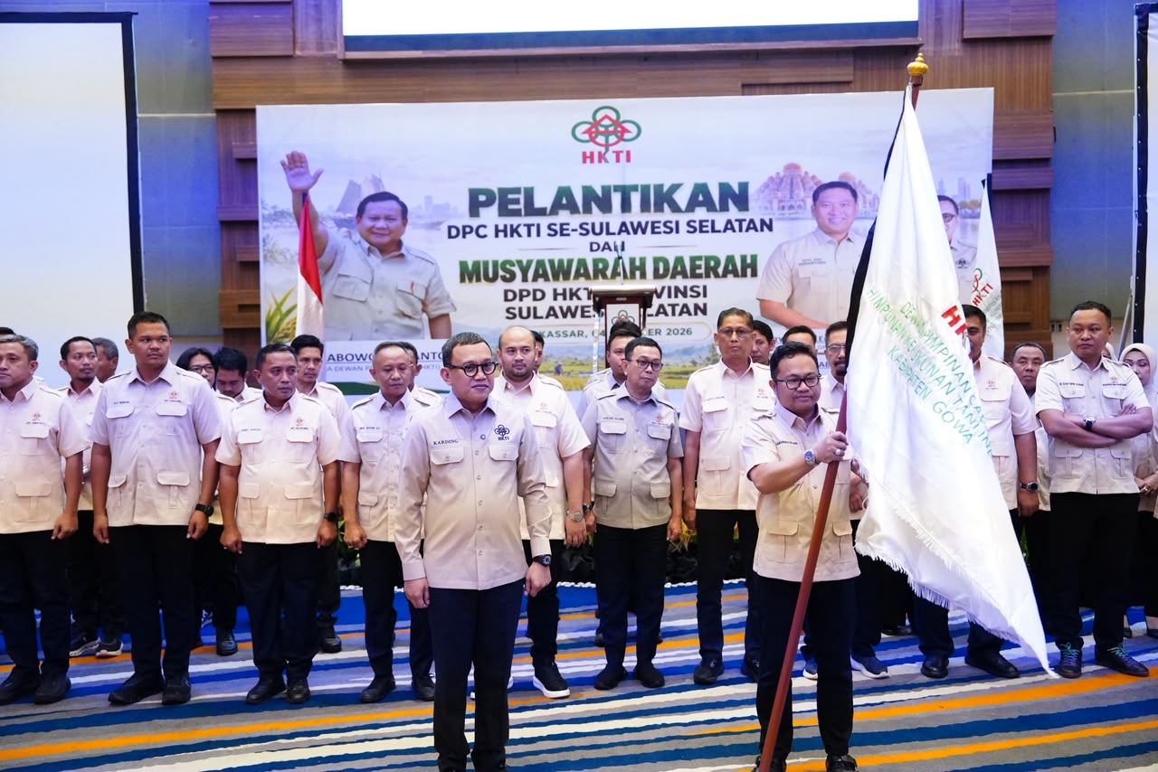 Emban Amanah Baru, Wabup DM Pimpin HKTI Gowa