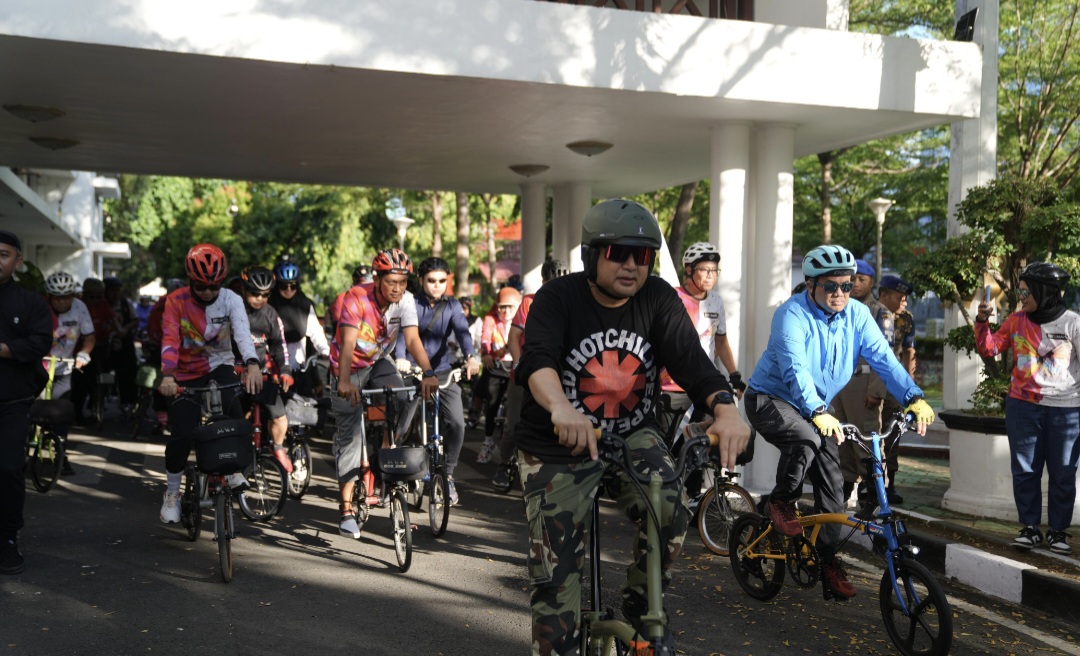 Wali Kota Munafri Lepas Komunitas Brompton Day Out, Makassar Siap Sambut Ribuan Tamu