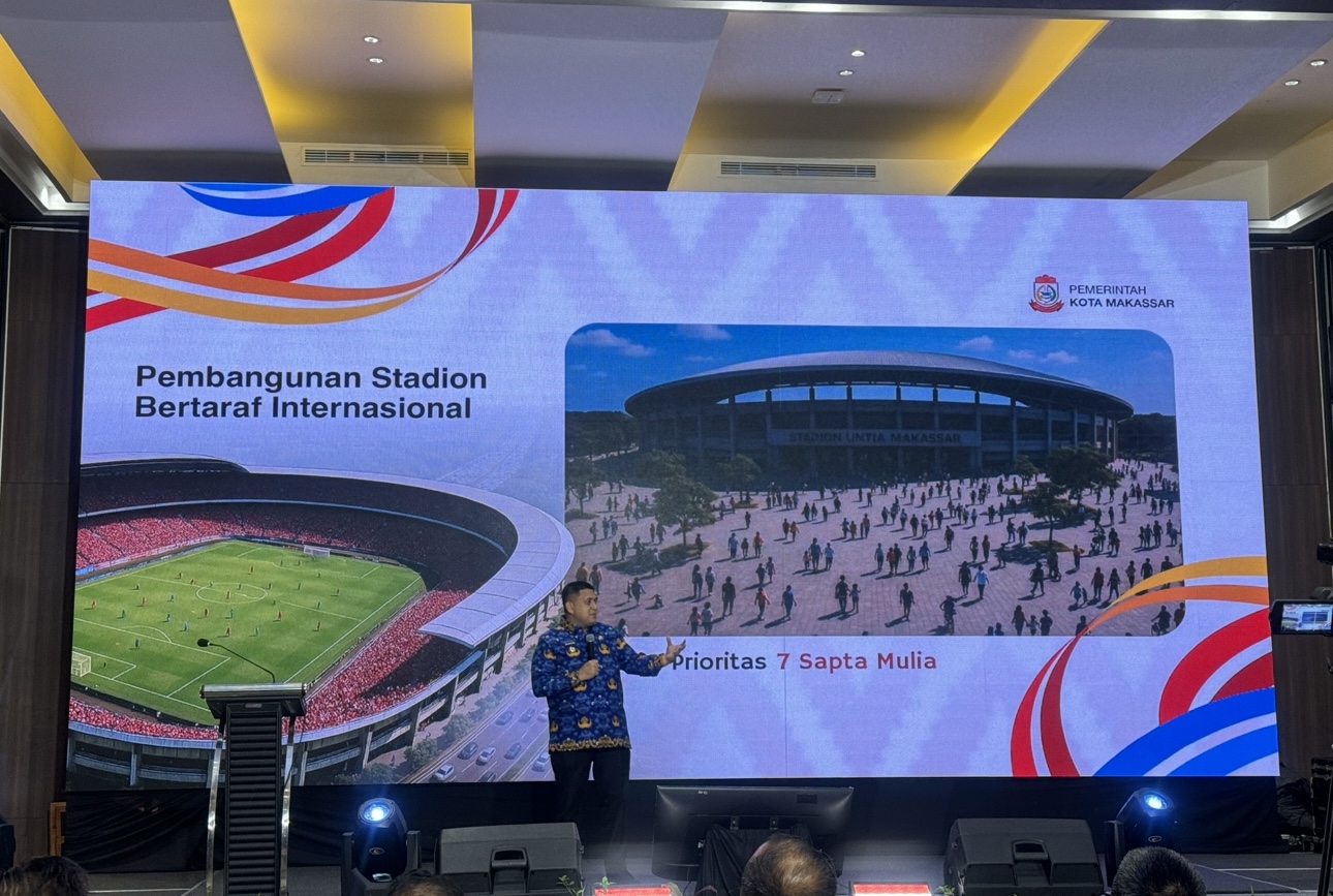 Megaproyek Stadion Untia jadi Program Prioritas Pemkot Makassar Tahun Depan