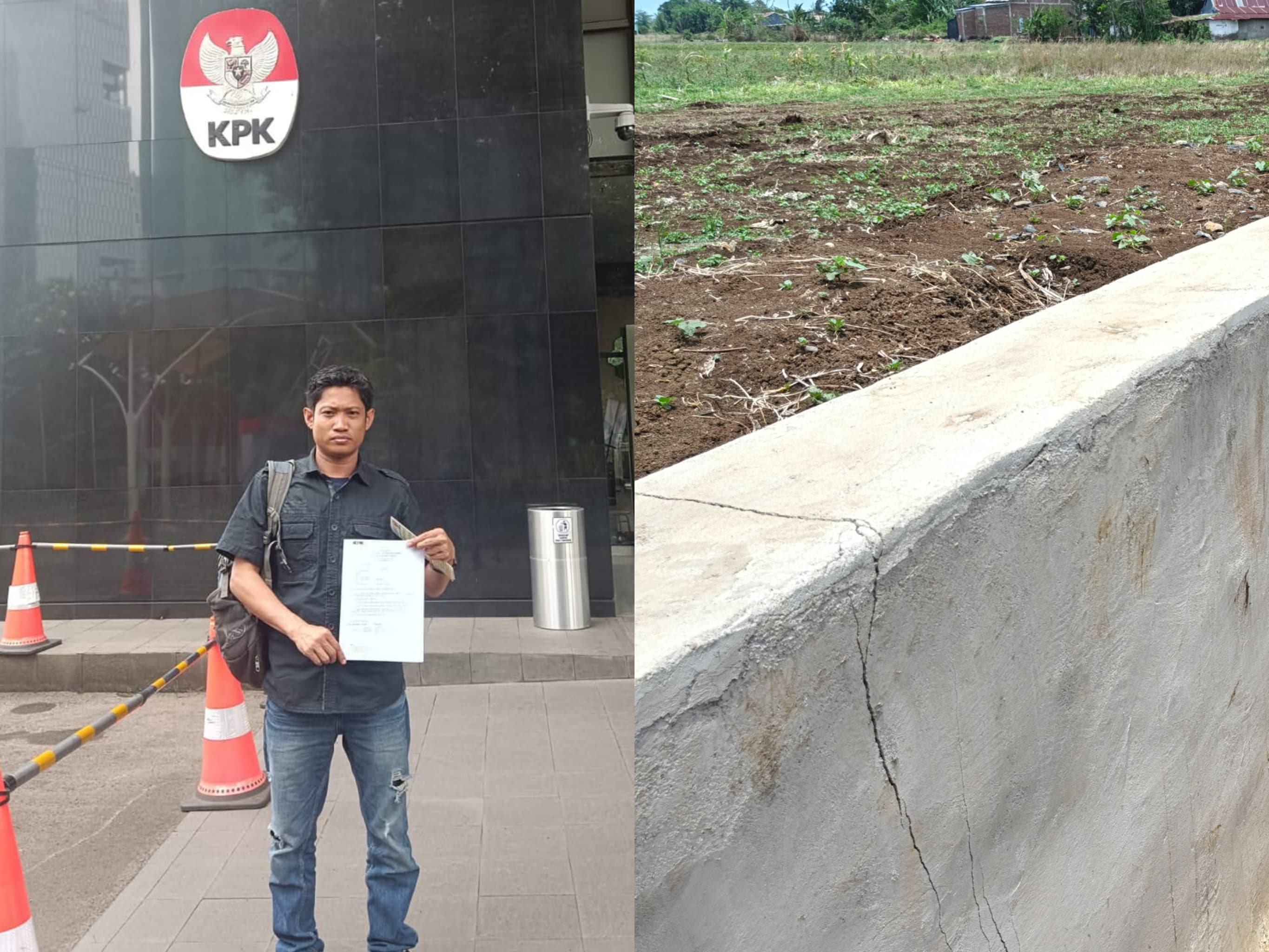Proyek Irigasi Pammukulu Dilaporkan ke Kejaksaan: Pondasi Retak dan Goyah