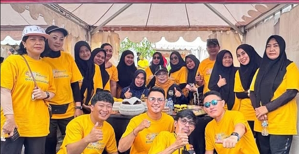 Dinas Pertanahan Meriahkan Jalan Sehat Rangkaian HUT KORPRI dan Kota Makassar Ke-418