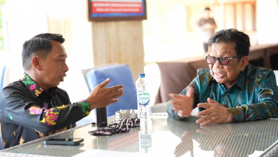 Bupati Syaharuddin Alrif Temui Aksa Mahmud, Bahas Pertanian dan Investasi Hotel-Mal di Sidrap