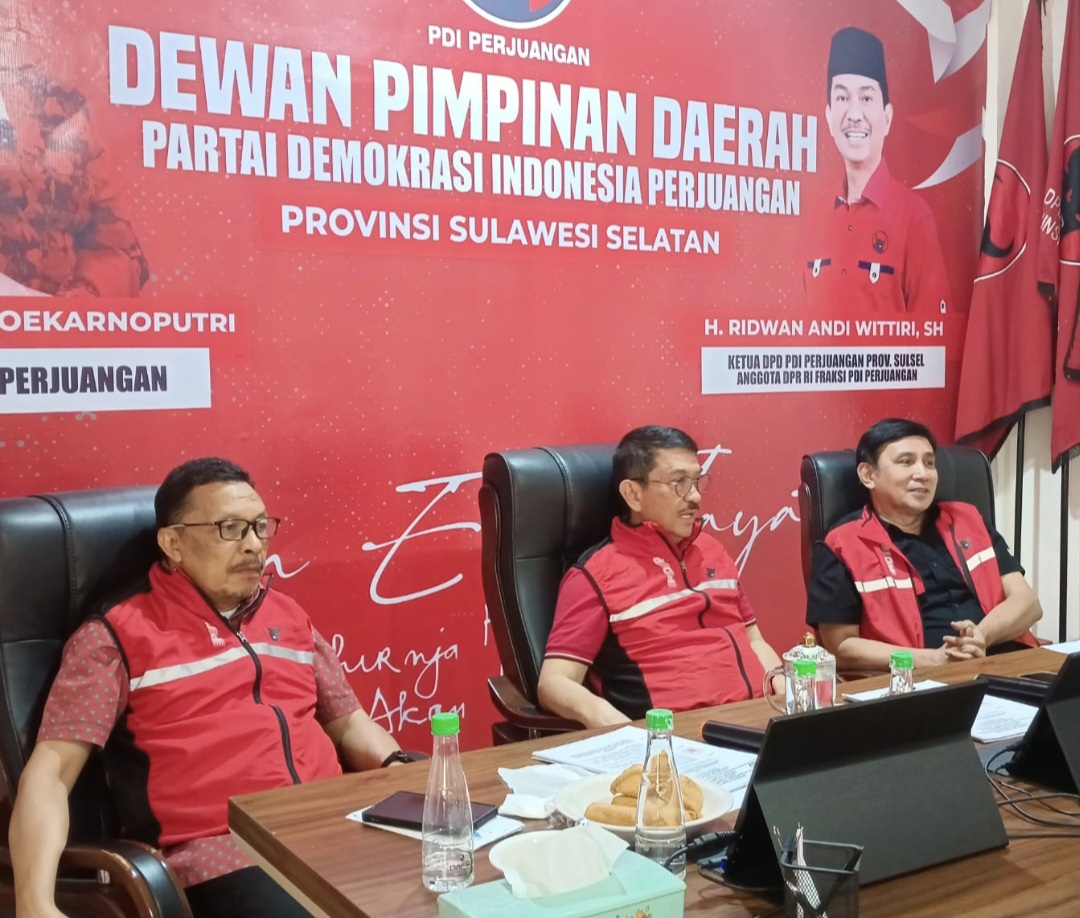 PDI Perjuangan Sulsel Siap Gelar Konferda VI dan Konfercab 24 Kabupaten/Kota di Claro Hotel Makassar