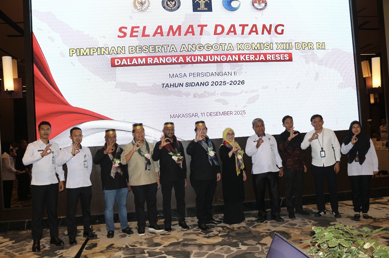 Kunjungan Komisi XIII DPR RI, Kemenham Sulsel Paparkan Capaian Kinerja dan Dorong Pembentukan Kanwil Sultra