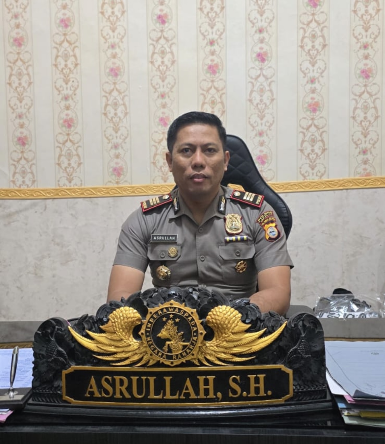 Prestasi Gemilang di Intelkam, AKP. H. Asrullah Dipercaya Emban Tugas Baru