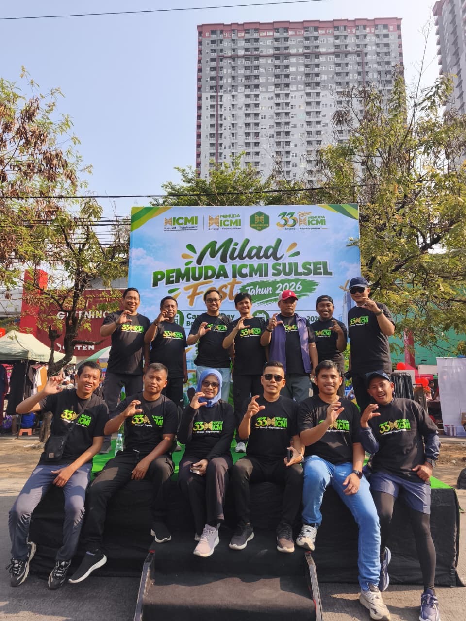 Pemuda ICMI Sulsel Rayakan Milad ke-33 dengan Senam Sehat, Donor Darah, dan Cek Kesehatan