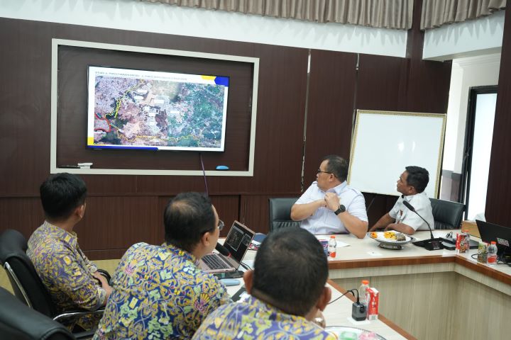 Pemkab Maros dan BBWSJP Gelar Rapat Penanganan Banjir Moncongloe
