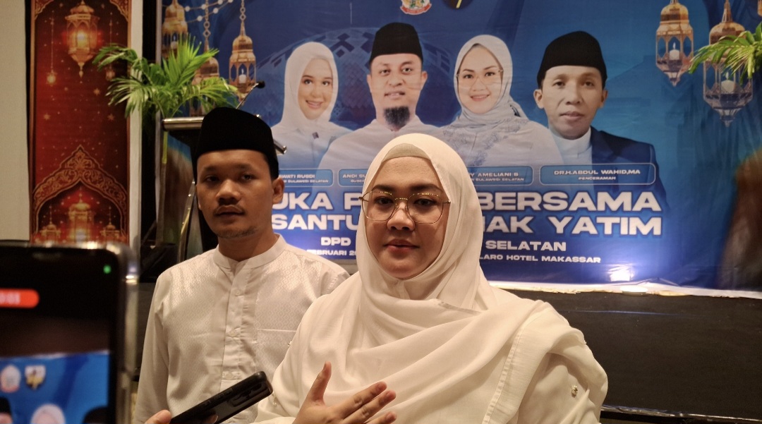 Gerindra Restui Vonny Ameliani, KNPI Sulsel Gelar Buka Puasa Bersama Anak Yatim