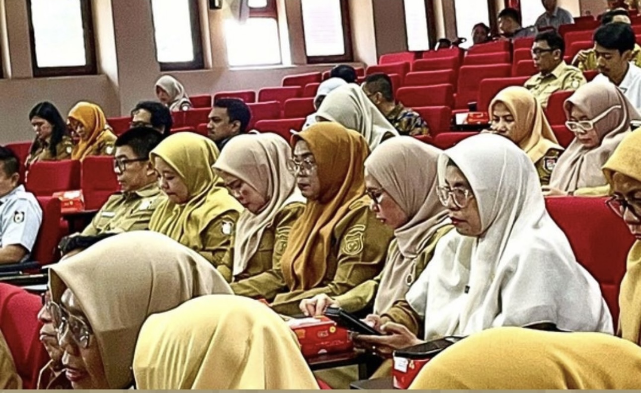 Plt Kasubag Umum dan Kepegawaian Dinas Pertanahan Hadiri Rapat Koordinasi Persiapan Upacara HUT RI ke-80