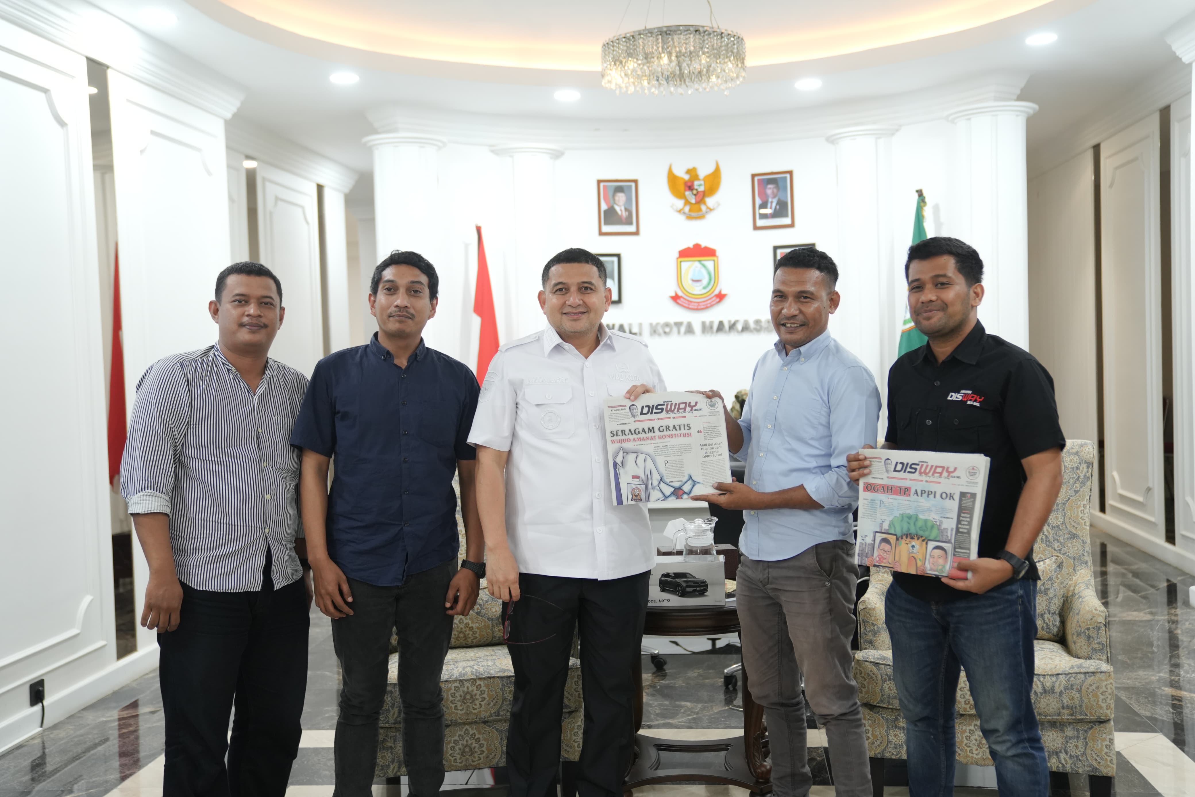 Wali Kota Munafri Silaturahmi dengan Media di Makassar, Perkuat Kolaborasi