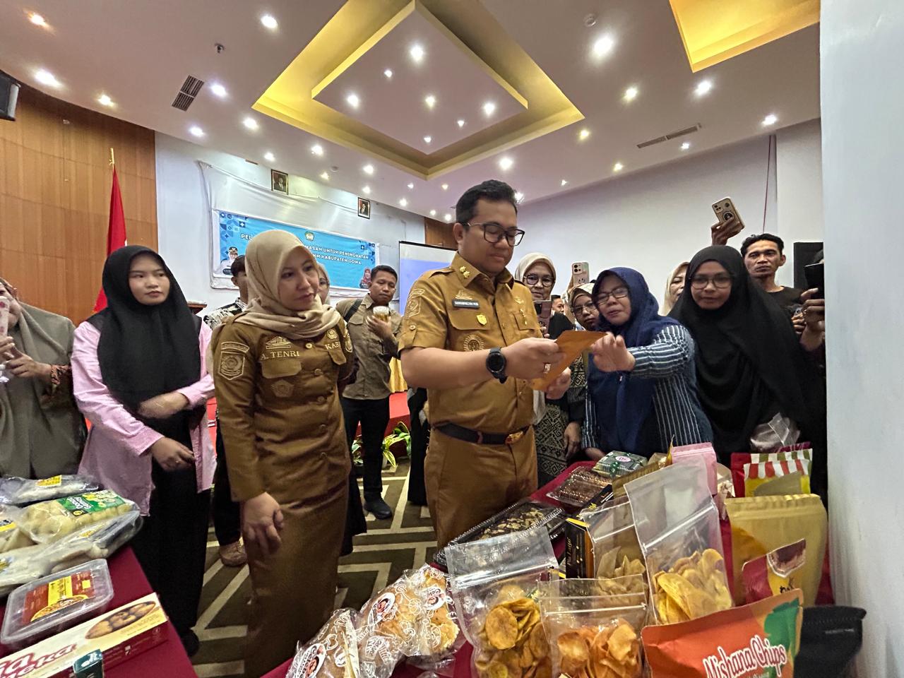 Dibuka Wabup DM, Disperdastri Gowa Gandeng Alfa Group Latih Desain Kemasan UMKM
