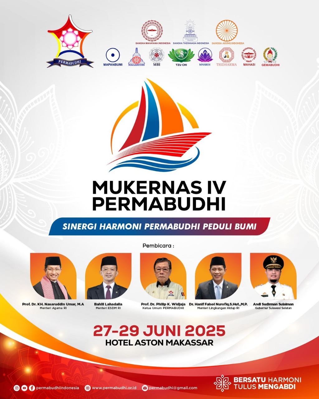 PERMABUDHI Gelar Mukernas IV di Makassar, Tegaskan Komitmen Peduli Bumi