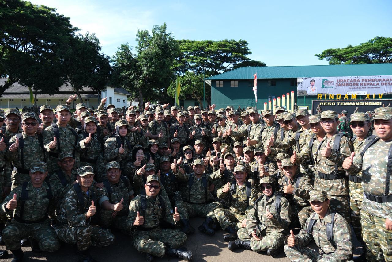 2.226 Kades di Sulsel Ikut Jambore di Rindam XIV Hasanuddin