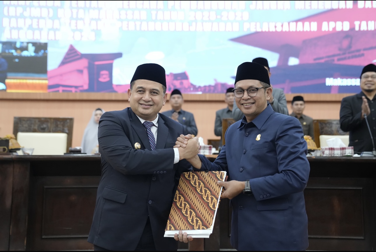 RPJMD Makassar 2025-2029 Disahkan, Pemkot Komitmen Percepatan Program-Program Prioritas