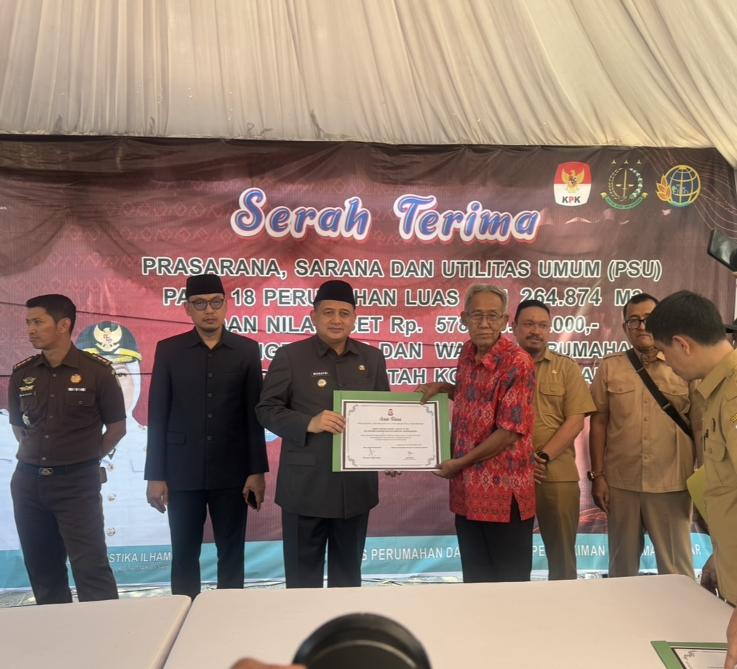 18 Perumahan Serahkan PSU ke Pemkot Makassar, Total Aset Capai Rp578,6 Miliar