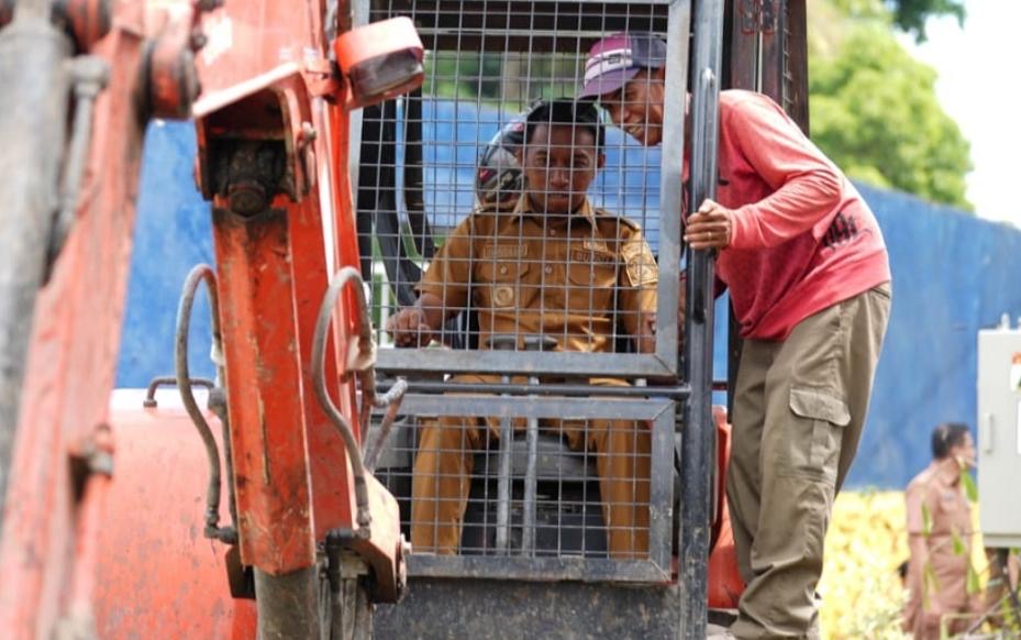 Bupati Sidrap Turun Langsung Tata Kawasan Monumen Ganggawa