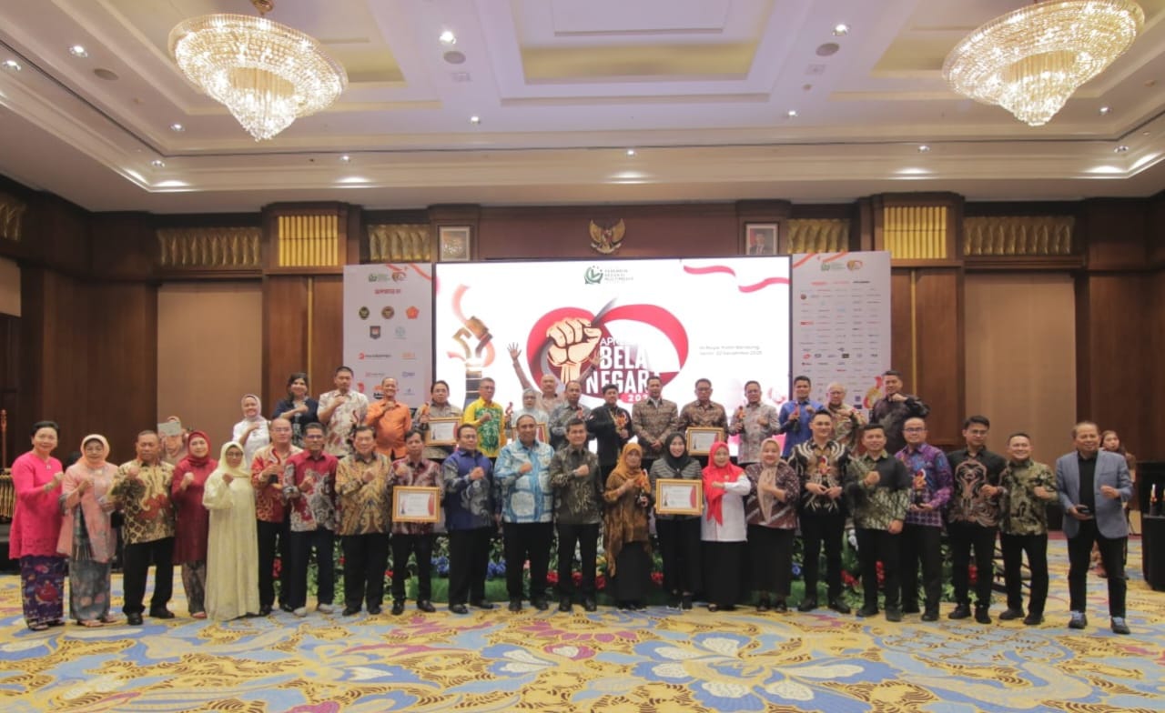 60 Tokoh Kementerian dan Lembaga Terima Penghargaan Apresiasi Bela Negara 2025