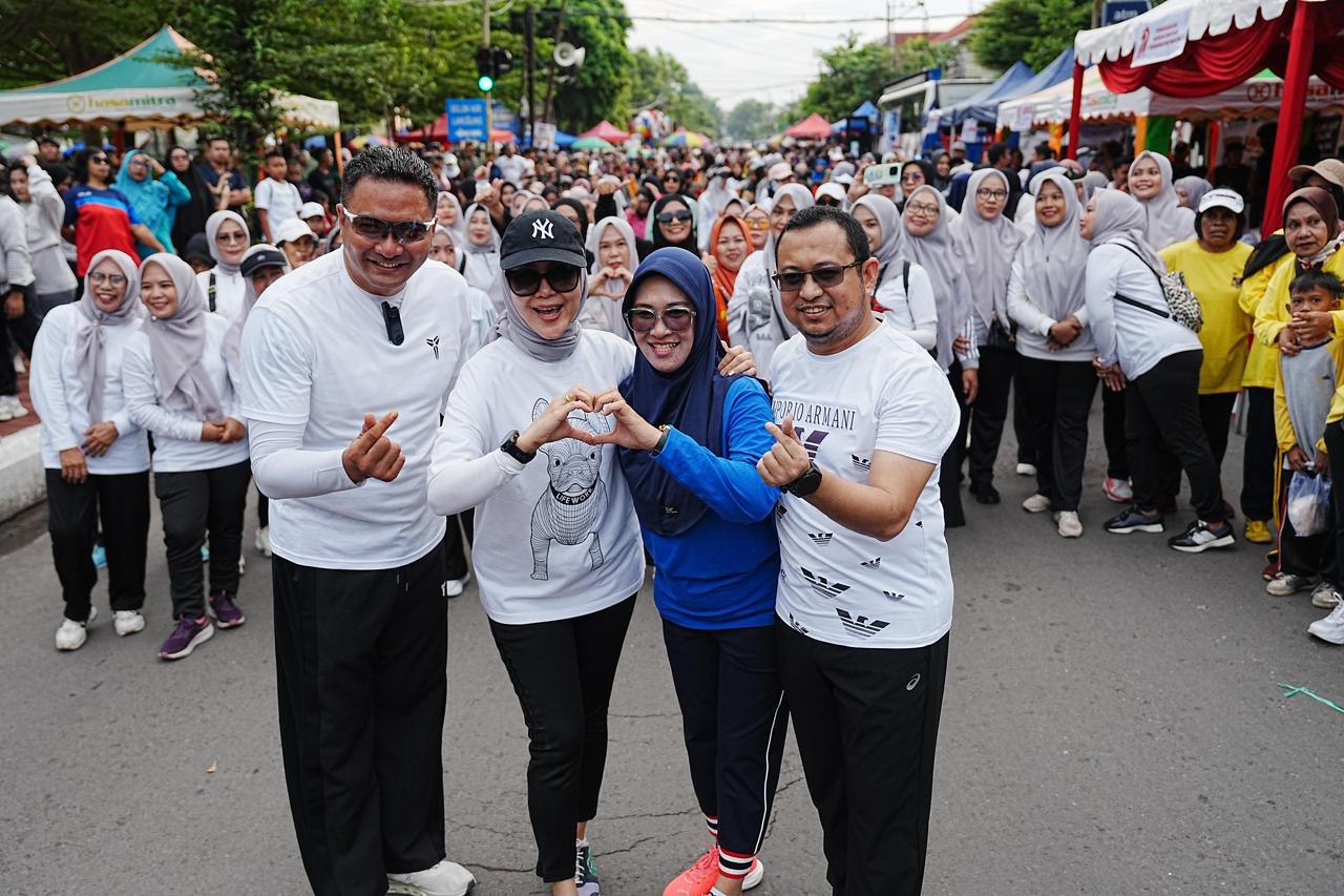 Beragam Aksi Warnai CFD Semarak Bhayangkara di Gowa