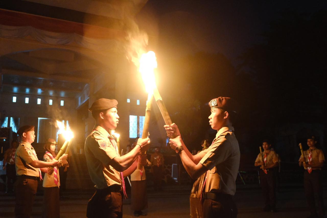 Ulang Janji Pramuka, Kwarcab Gowa  Teguhkan Tri Satya Semangat Pengabdian Gerakan Pramuka