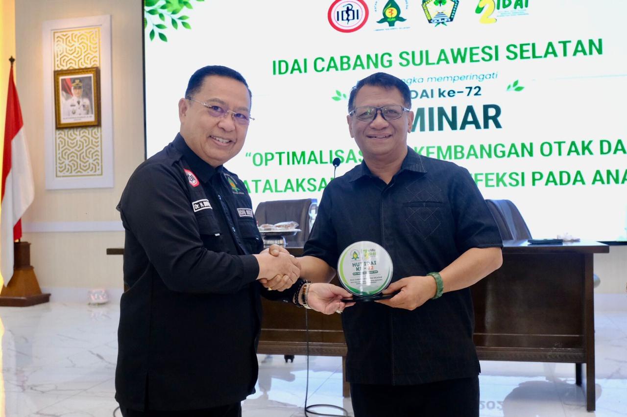HUT IDAI, Sekda Gowa Paparkan Keberhasilan Imunisasi Zero Dose 