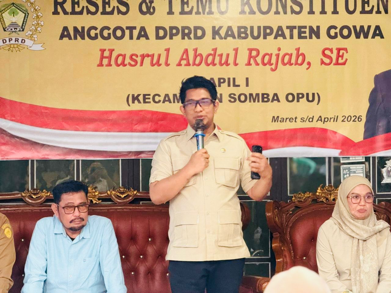 Reses di Kelurahan Bonto-bontoa, HAR Dengar Keluhan Warga Soal Penanganan Banjir