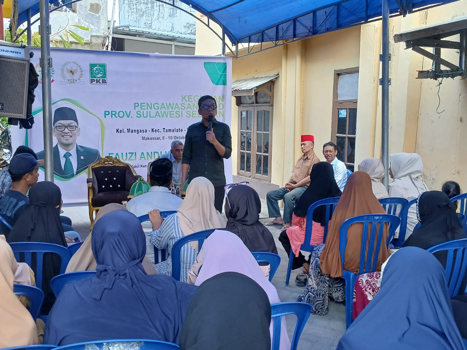 Fauzi Andi Wawo Temui Konstituen di Kelurahan Mangasa