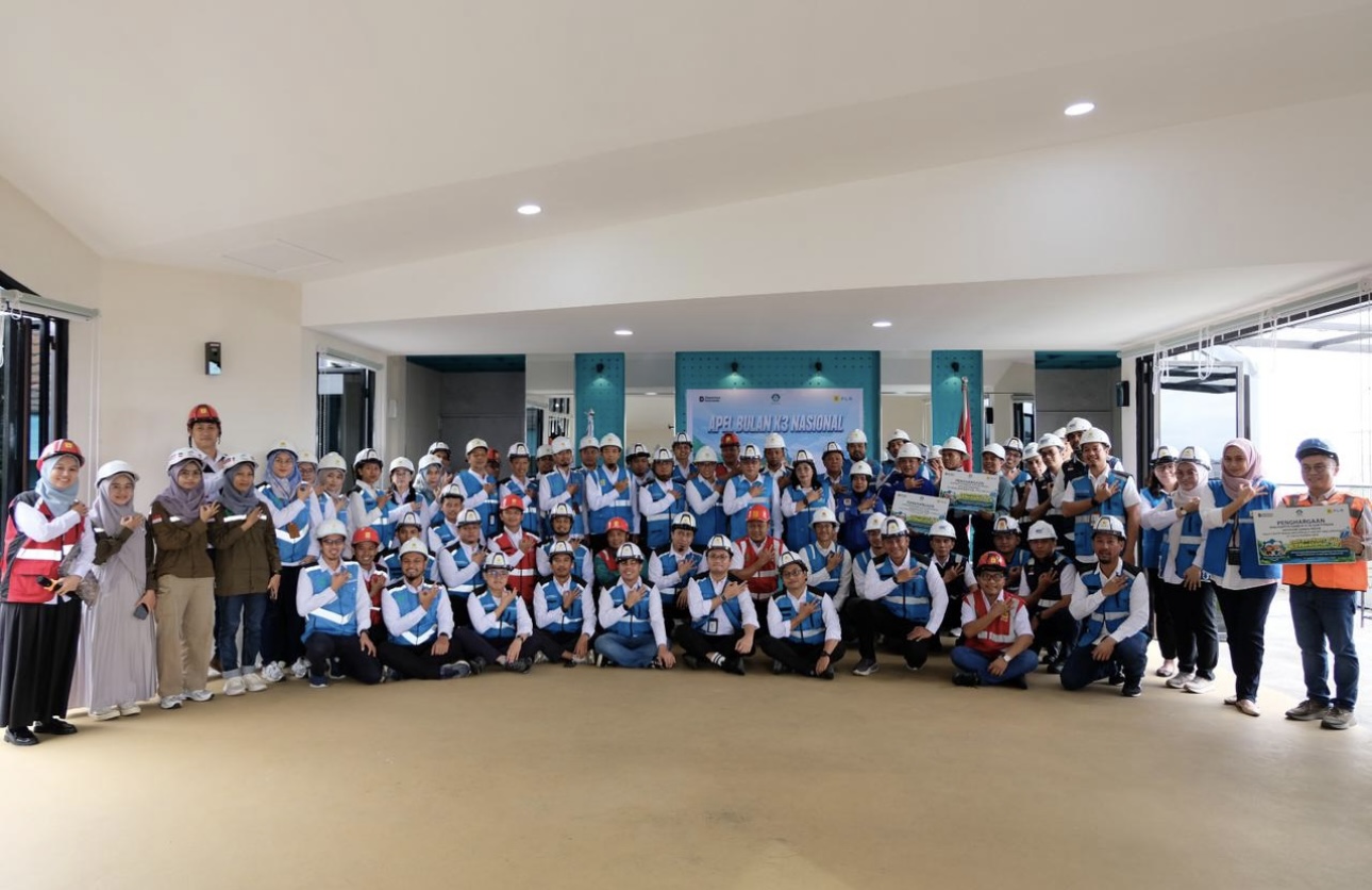 PLN UIP Sulawesi Gelar Apel Bersama Mitra Kerja dalam Peringatan Bulan K3 Nasional