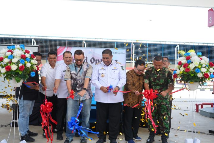 Bupati Maros Resmikan SPBU Pattene, Sudah Dilengkapi CCTV AI