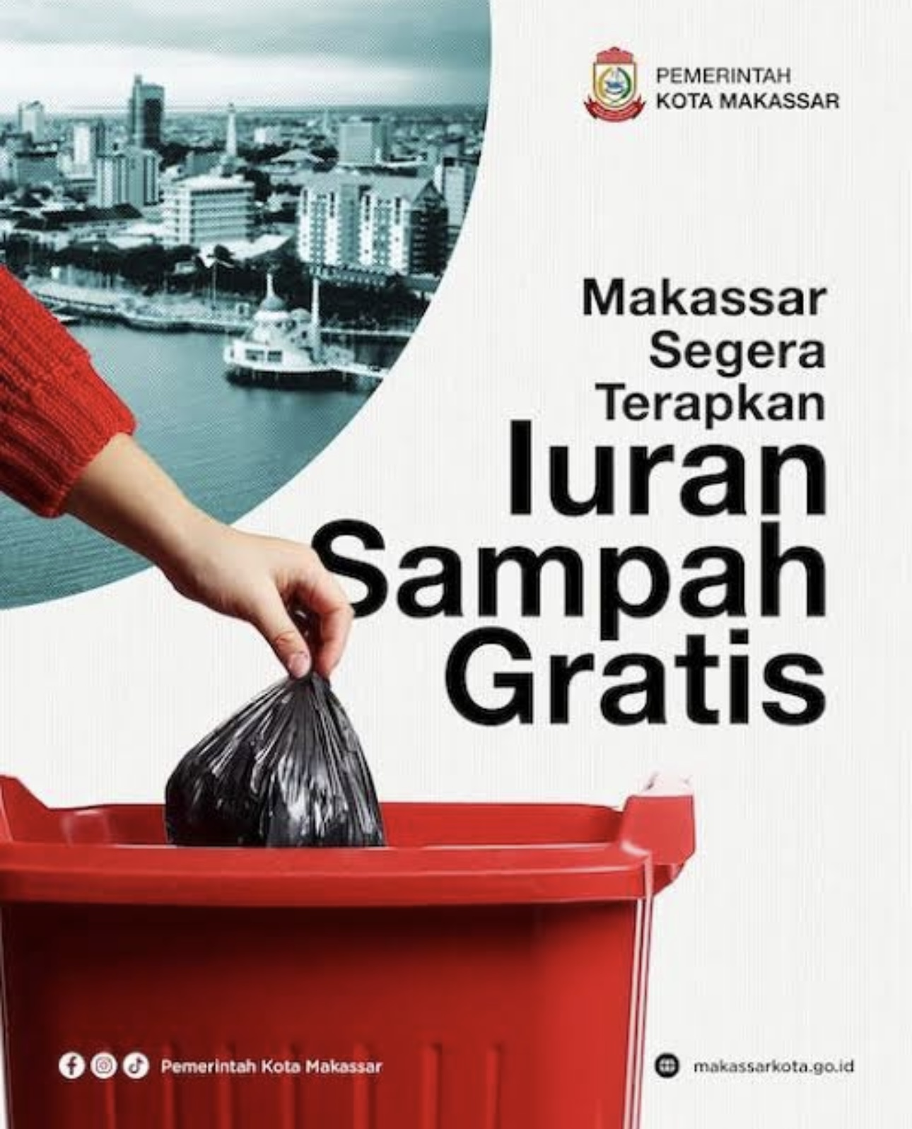 62.538 KK dari 14 Kecamatan Di Makassar akan Nikmati Iuran Sampah Gratis