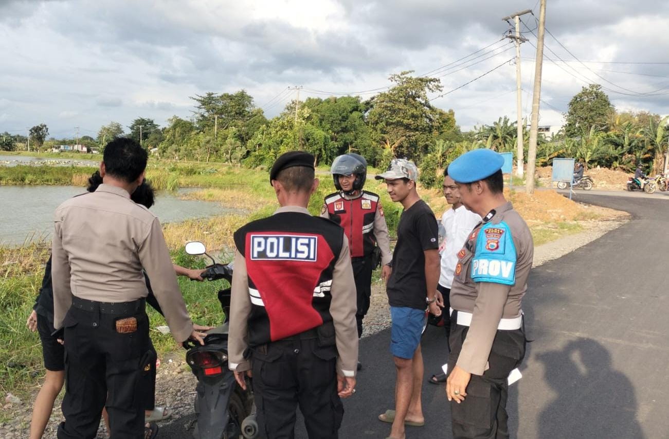 Kasat Lantas Polres Gowa Pimpin Tim Gabungan Sisir Titik Rawan Balap Liar 