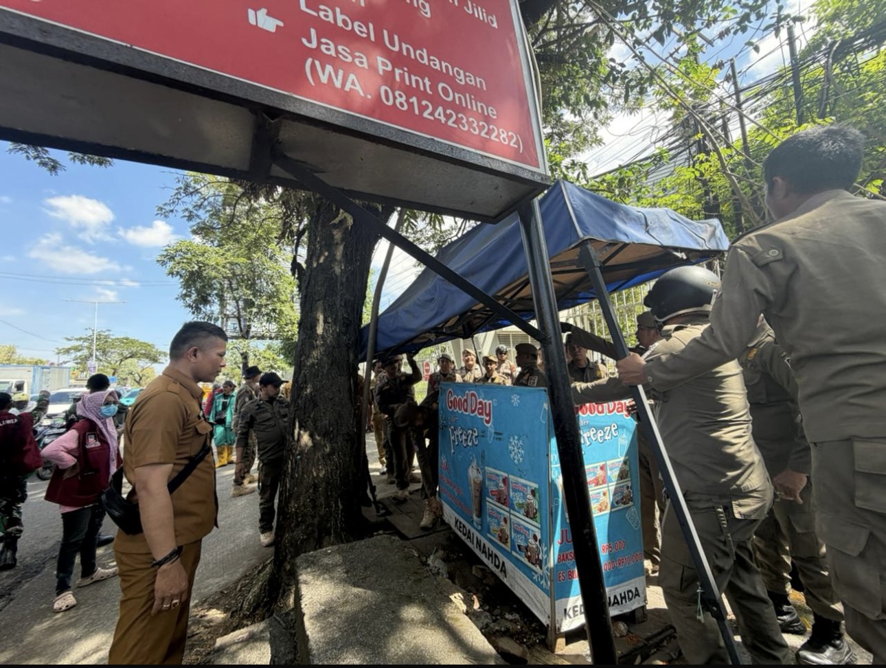 Penataan 25 Lapak PK5 di Tamalanrea Berjalan Kondusif
