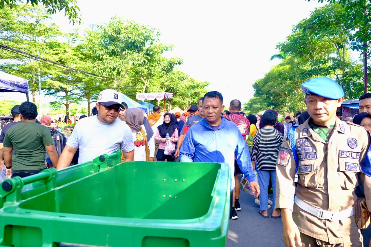 Sidak CFD, Wabup DM Pastikan tak Ada Sampah Berserakan